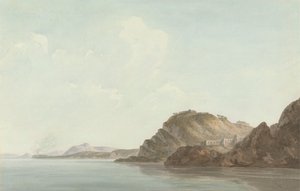 ソレント近郊の海岸 作： John Warwick Smith